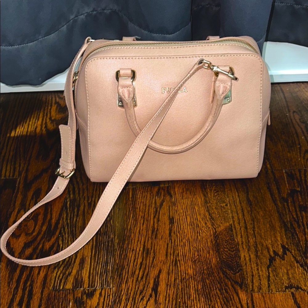 Furla Pink Leather Women's Bag